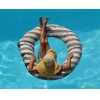 Chillisy Schwimmring Swimmy,, Farbe: beige gestreift