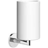 Gessi Anello, Becherhalter zur Wandmontage, mit festem Becher matt weiss, 63707