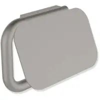 Hewi Serie 480 WC-Papierhalter 480.21.00160SC mit Deckel, pulverbeschichtet dunkelgrau perlglimmer tiefmatt