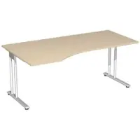 Geramöbel PC-Arbeitstisch »Lissabon« 180 cm links breiter braun, 180x72x100 cm
