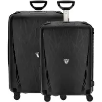 Roncato Light - 4-Rollen-Trolley Set 2tlg. M/L (nero)