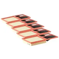 MANN-FILTER 5x Luftfilter C 3880 für VW Seat Skoda Polo V Ibiza IV SC Roomster Leon