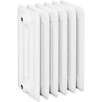 ASW HG-TEC DIN-Stahlradiator RAL 9010 gep. 25 Glieder, BH 450 NA 350 BL 1250 BT 220