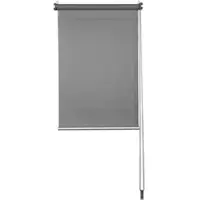 My Deco Klemmfixrollo , grau , Synthetische Materialien , Maße (cm): B: 75 H: 150
