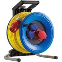 Hedi Kunststoff-Drehstromkabeltrommel Professional Plus Ø 320 mm, 16A-Ausführung, gelb - K3D3316U2T