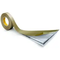 3M Doppelseitiges Klebeband mit Polyester-Träger 415, Transparent, 12 mm x 33 m, 0,1 mm