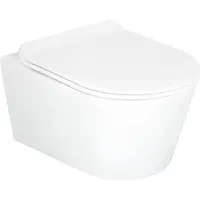 Evenes Combi-Pack Kuraika Wand-Tiefspül WC Spülrandlos und WC-Sitz Kapuas Sandwich softclose - 93 255 71