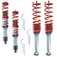 Jom Car-Parts GmbH Redline Gewindefahrwerk passend für BMW 5er E39 520i, 523i, 525i, 528i, 530i, 520D, 525D / TD / TDS, 530D Baujahr 1995 - 2003