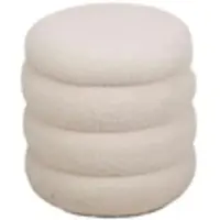 Möbel Kraft Pouf ¦ weiß ¦ Maße (cm): B: 40 H: 41