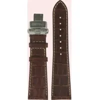 Certina - Leder Ds Podium Gent Square Lederband Braun 23/18mm C600011090 - alligator-prägung,braun,rind