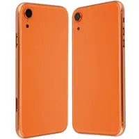 Apple Koralle-farbiges Cover (ohne Logo) für Rückseite, inkl. Tastenset und SIM-Halter, für iPhone XR