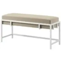 Möbel Kraft Polsterbank Lamo , beige , Maße (cm): B: 80 H: 45