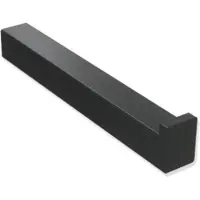 Hewi System 900 Q Reservepapierhalter 900Q21.00360DC pulverbeschichtet schwarz tiefmatt, aus Edelstahl, 15x20x122mm