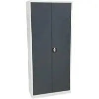 Ceha Flügeltüren- und Stahlschrank Classic 180 x 80 x 38 cm mit Türen in RAL7016 (anthrazitgrau)