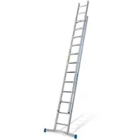 Mauderer Alutechnik Mauderer Bavaria Schiebeleiter 920 mit Klapptraverse 2x8 Dreikantsprossen
