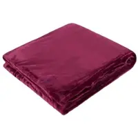 Heat Holder Fleecedecke/Wurfdecke 180x200cm Farbe: Claret
