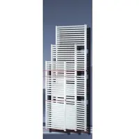 Bemm Austausch-Design-Heizkörper „Rondo 3xDIN“ 40 × 119,4 cm in Weiß (RAL 9016)