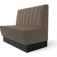 GGM Möbel Meyer S | Gastrobank | B:H 120 x 100 cm | Taupe | Gestreift| Samt