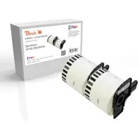 Peach Etikettenrolle kompatibel zu Brother DK-22205, Pack(2) BR-DK-22205