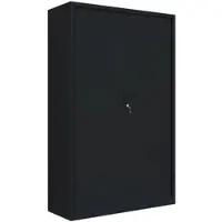 LÜLLMANN Rollladenschrank, 5 OH, 1950 x 1200 x 457 mm, tiefschwarz