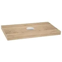 Evenes Konsole Blata Asteiche, mit Bohrung, mit Halterung, 900 x 56 x 510 mm - 93 158 77