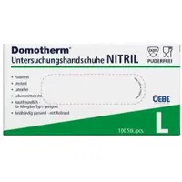 Domotherm Unt.Handschuhe Nitril unste.pf L blau 100 St Handschuhe