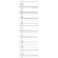 Zehnder Design-Heizkörper Yucca Asym von – 1736 x 47 x 578 mm, Beach Gold, ein- oder doppellagig, wendbar, Pulverlackierung