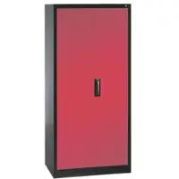 OTTO Office Stahlschrank mit Flügeltüren 93 x 195 cm rot, 93x195x40 cm