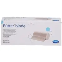 Acti Medi GmbH Pütter Kompressionsbinden, dauerelastisch, für Kompressionstherapie, 8 cm x 5 m, 10 Stück