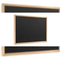 Allboards Schwarze Kreidetafel 70×50 cm, ECO-Holzrahmen