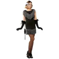 Buttinette Charleston Kleid "Jordan", schwarz