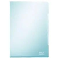 Leitz Sichthüllen 4153-00-35, A4, glasklar, 0,15mm, aus PVC, blau, 100 Stück