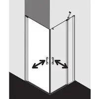 Kermi PE1EL08320VAK Eck-Halbteil links Pega 1EL 0830x
