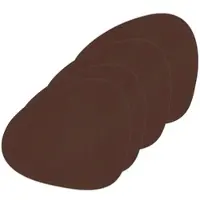 Lind DNA Tischset Curve L Bull Brown (4er Set)-37 x 44 cm