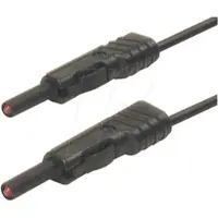 Hirschmann Test & Measurement MLB 200 SW - Messleitung, 1,0 mm2, 2,0 m, schwarz, gesichert