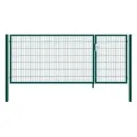 HOME DELUXE Doppelflügel Gartentor ADITUS grün 140 x 350 cm
