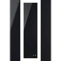 BI-Office Rahmenloses Glas Memo Board Schwarz 80x20cm