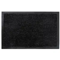 Linder Solingen Schmutzfangmatte Türmatte Fußabtreter Fußmatte Schmutzmatte Teppich 60x90 cm Schwarz