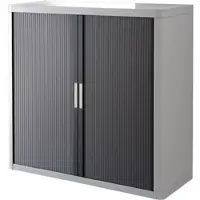 PaperFlow easyOffice Rollladenschrank »easyOffice« 110 x 104 cm grau, 110x104x41.5 cm