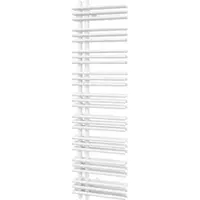 Zehnder Design-Heizkörper Yucca Asym von – asymmetrisch, ein- oder doppellagig, RAL 9010, 1304 x 64 x 378 mm