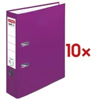 Herlitz 10x Ordner »maX.file protect« breit lila, 8x31.8x28.5 cm