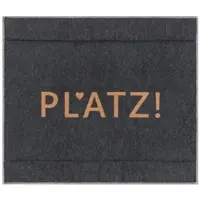 David Fussenegger Hundematte 'Platz!' 70 x 80 cm Anthrazit