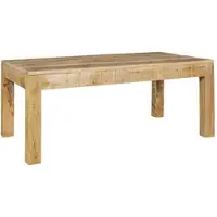 KADIMA DESIGN Couchtisch 110 x 60 x 47 cm Massiv-Holz Mango Natur, Landhaus-Stil Wohnzimmertisch Rustikal Kaffeetisch, Massivholztisch Wohnzimmer
