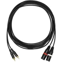 Sommer cable ONH7-0500-SW SC-Onyx 2 x XLR Male - 2 x Cinch Male 5 Meter - Audiokabel