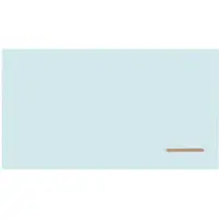 BI-Office Loop Magnetische Sky Tafel, 1500x900mm, Lackierte Stahloberfläche, Rahmellos