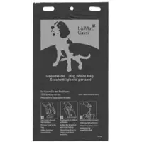 Naturabiomat GmbH BIOMAT Gassi-Beutel, Hundekotbeutel für Spender aus HDPE, schwarz BG-4-50-PE , 1 Karton = 50 Blöcke à 50 Beutel