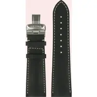 Certina - Leder Ds Ultimate Chrono Lederband Schwarz 24/20mm C600007161 - genarbt,kalb,schwarz