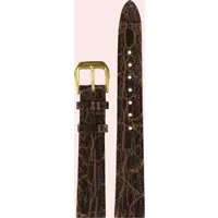 Certina - Leder Jubilee Lederband Braun 14/12mm C600006920 - alligator-prägung,braun,kalb