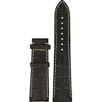 Certina - Leder Lederarmband ohne Schließe 22mm/18mm XL C610014538 - alligator-prägung,braun,rind