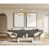 ITALUX PND-16374-8-COP-3K Remdal Pendelleuchte LED 36W/2700lm 3000K Kupfer